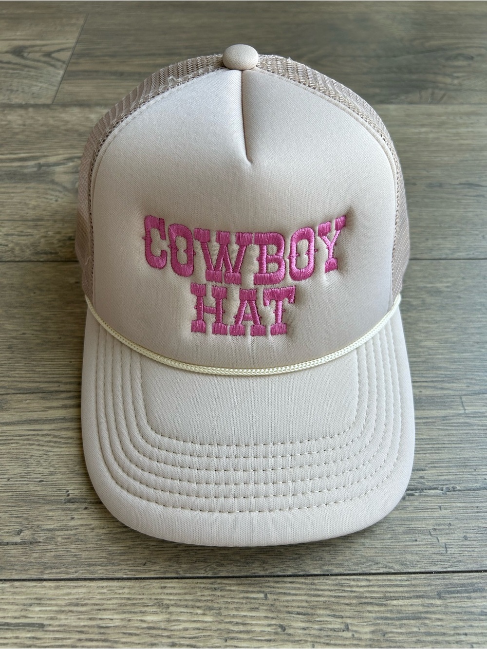 Kenz Kustoms Beige and Pink 'Cowboy Hat'